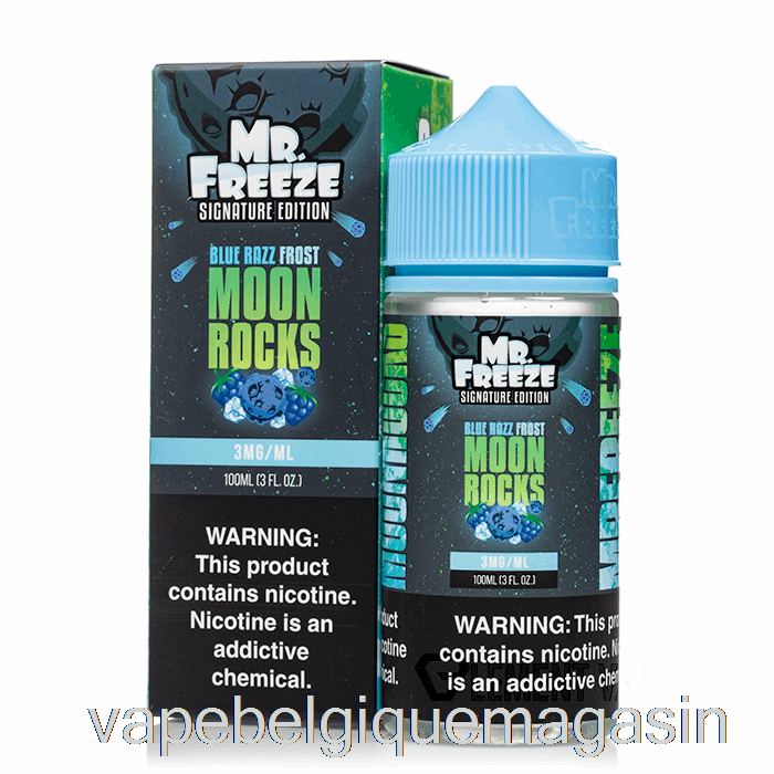 Vape Belgique Moonrocks - Blue Razz Frost - Mr Freeze - 100ml 3mg